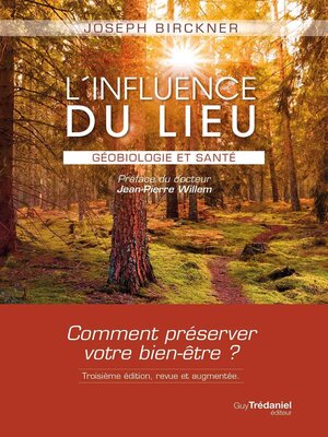 cover image of L'influence du lieu--Géobiologie et santé